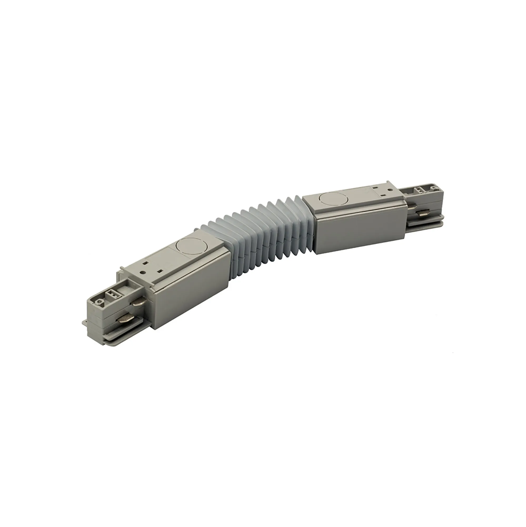 Flexible Coupler With Feeding Option 3 Circuit Surface Mounted Track, 30° to 330° With Data Bus 555 2 1211 8  Eutrac 3 Circuit Surface/DB-Grey